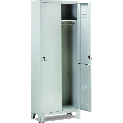 Garden Friend – Armoire de rangement bioclimatique 600x300x240 cm – Matériaux résistants – Design compact pour espaces publics – Deux compartiments spacieux