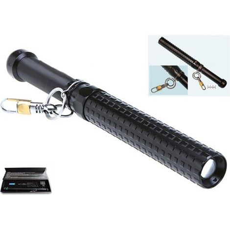TRADE SHOP - Torcia Tattica Militare 5000w 8800mah Bl-b96 Ricaricabile Led Con Zoom + Cono -