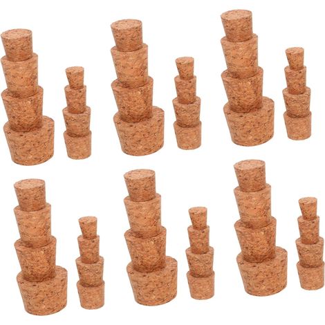 Lot de 80 bouchons liège, coniques pour bouteille et carafe (1/5)