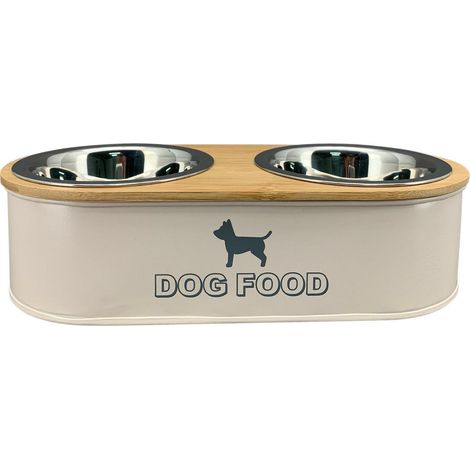 Comedero doble para perros
