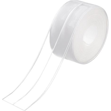 Bande Etancheite Autocollante Douche, Bande Joint Salle De Bain Transparent Imperméable Bande De Calfeutrage Auto-adhésif Anti-moisissure 3.2mx38mm avec aide adhésive pour Les Salles De Bains
