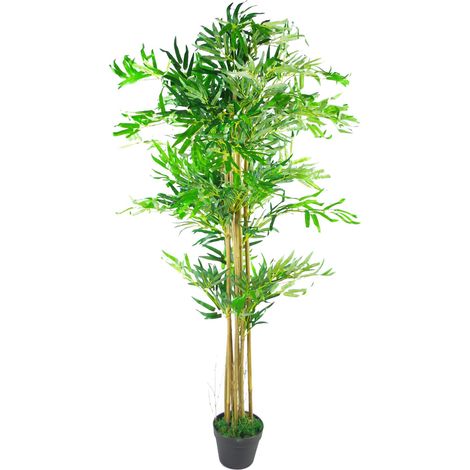 150cm (5ft) Natural Look Artificial Bamboo Plants Trees - XL (1/3)