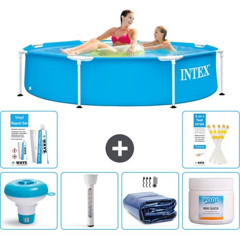 Intex Piscine Tubulaire Ronde - 244x51 cm - 7-pièces  S22446 (1/5)