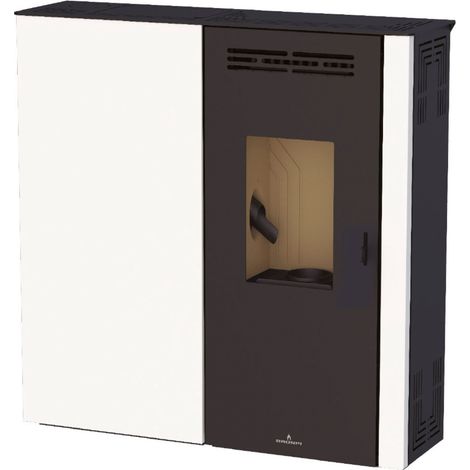 Poêle à pellet Lupe Ivoire 9 kW - Sans (1/3)