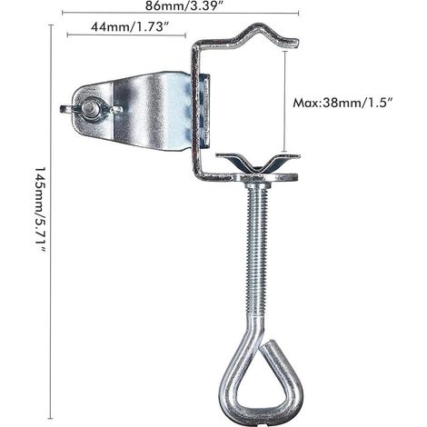 Sonnenschirmhalter für Balkon, Tischklemme für Terrassen- und Strandsonnenschirme, Durchmesser 24 mm–32 mm (1/3)
