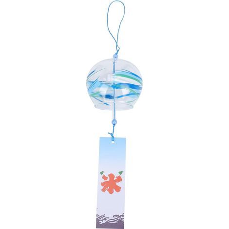 Japanese Windspiel Decorative Windglocke aus Glas und Papier (1/5)