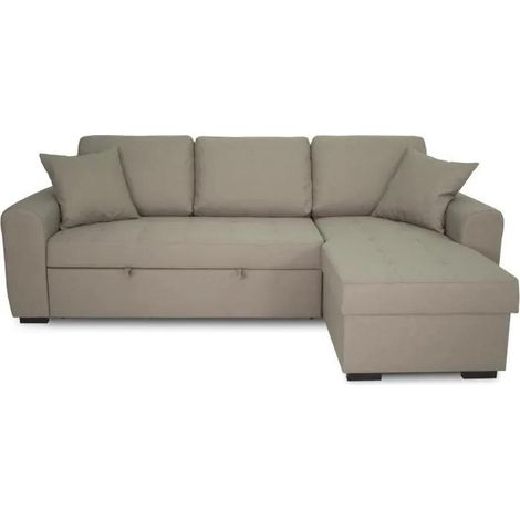 Beige Umbaulounge 4 Plätze - 244 x 151 x 90 - HAMILTON - KEINE