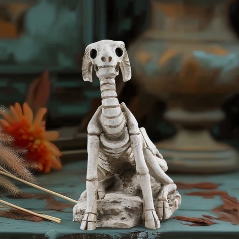 Crâne - Modèle Anatomique en Résine - Décoration Halloween Bureau Maison - Article Éducatif - 1 Pièce (1/5)