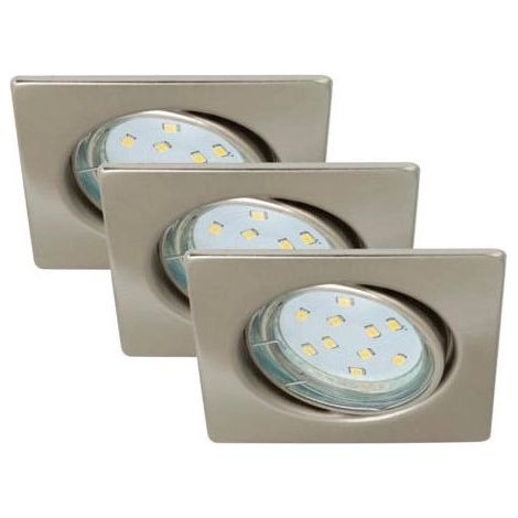 KIT 3 FARETTI INCASSO ORIENTABILI NON DIMMERABILI