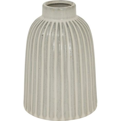Monte Medium Bell Vase - Ceramic - L15 x W15 x H20 cm - White