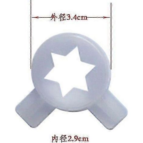 4pcs Ice Cream Machine Nozzle Tips: Creative Nozzles With Hexagonal Star Shape For Ice Cream Maker - Easy To Clean For Shops And Dessert Parlors (1/3)