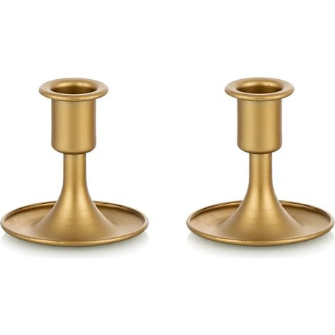 2PCS style européen chandeliers vintage table de table ornement en or (1/5)