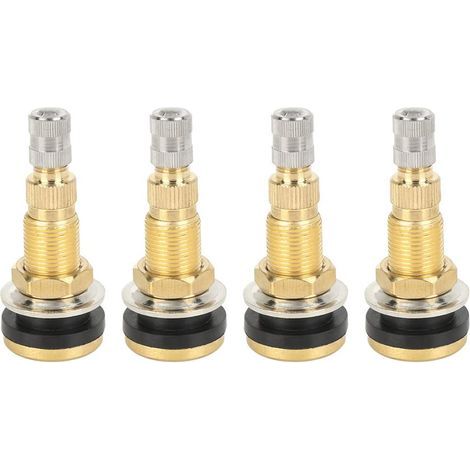 4er-Set TR618A Ventilschäfte für Traktorreifen, Gold
