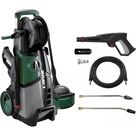 idropulitrice elettrica a freddo lavor "lvr5 plus 150" 150 bar 450 l/h 2300w - motore induzione