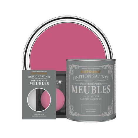 Peinture pour Meubles Finition Satinée - Framboise (1/2)