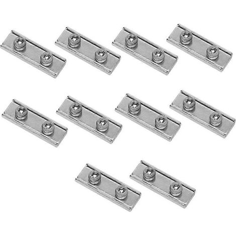 10 Doppelschrauben-Kabelklemmen für Karts, für Gas- und Bremszubehör. (1/5)