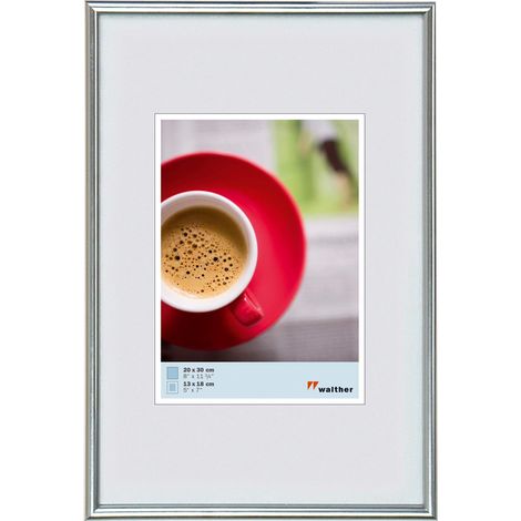 Cadre Photo Argent 21 x 29,7 cm (DIN A4) Cadre Plastique Galeria KS130H (1/3)