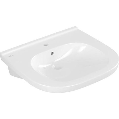 Villeroy & Boch ViCare Waschtisch, 1 Hahnloch, mit Überlauf,