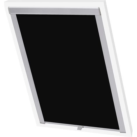vidaXL Tenda a Rullo Oscurante Persiana Nera F06