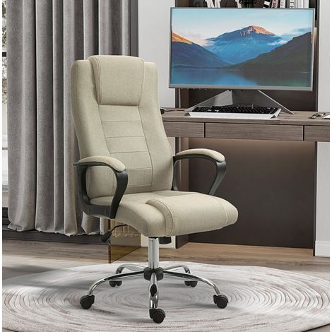 Bürostuhl höhenverstellbar mit Wippfunktion 120 kg OKMYHOME (1/4)