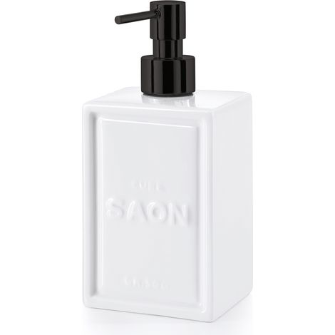 Lineabeta - Distributeur de savon carré Saon blanc avec