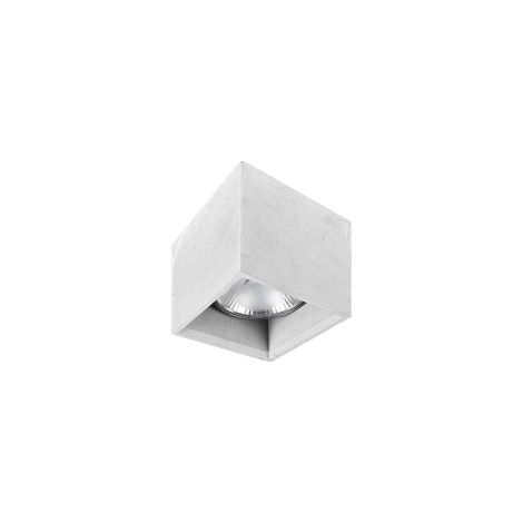 Spot plafond carré béton gris ES111 75W Nowodvorski