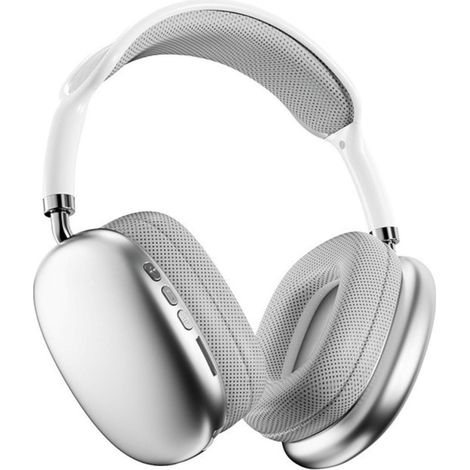 Écouteurs Bluetooth sans fil (blancs), son haute fidélité, arceau supra-auriculaire, autonomie ultra-longue