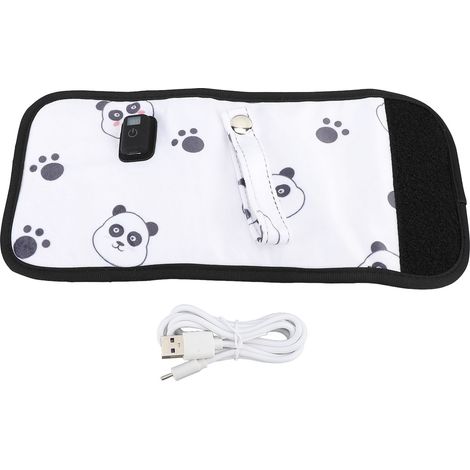 Chauffe-biberon portable USB avec maintien au chaud du lait et 21 niveaux de température réglables, idéal pour la maison, la famille et les voyages (Panda). (1/5)