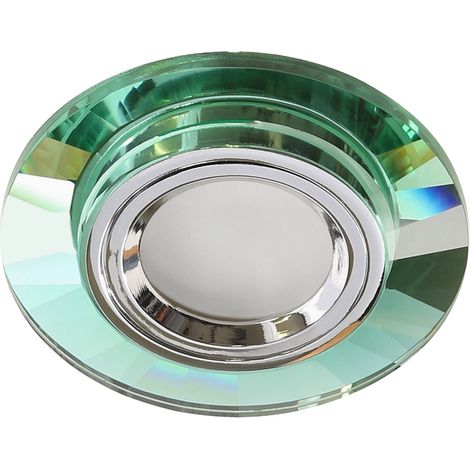 Spot encastré rond verre vert MR16 50W Candellux SS-10 (1/2)