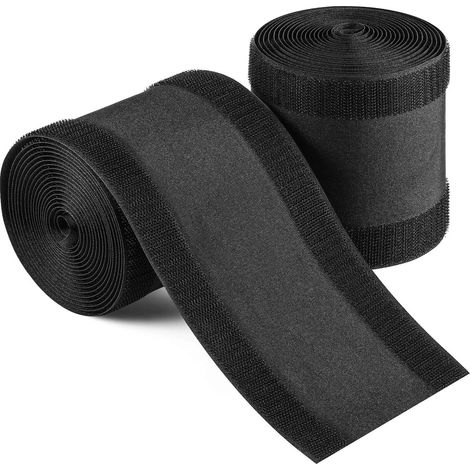 Protège-câbles pour moquette de bureau (noir, 2 pièces) (1/5)