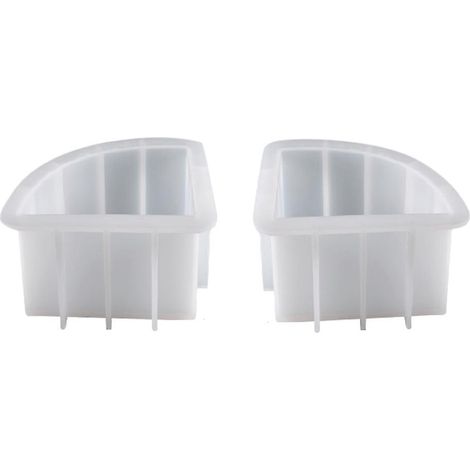 Lot de 2 moules en résine pour serre-livres, moules en résine époxy silicone pour organiser vos livres, organiseur de bureau, décoration pour la maison et le bureau (1/5)