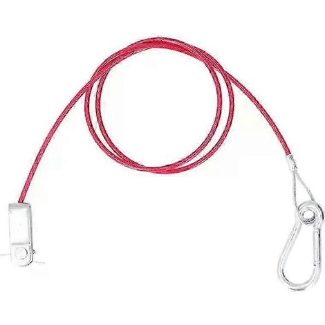 Câble de sécurité de 10 m (33 pi) avec rupture automatique, en acier inoxydable, pour remorque, compatible avec toutes les voitures et remorques - JXLGV (1/5)