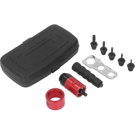 Adaptateur pour pistolet à douilles manuel/automatique, convertisseur de forets pour douilles à riveter, kit d'outils accessoires, embrayage intelligent (1/5)