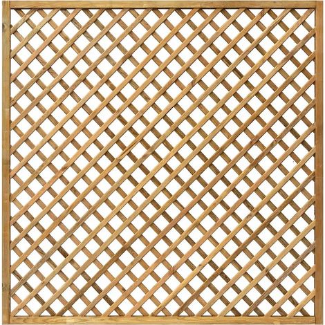 Grigliato Premium 180x180 cm aus imprägniertem Kiefernholz für Garten und Terrasse