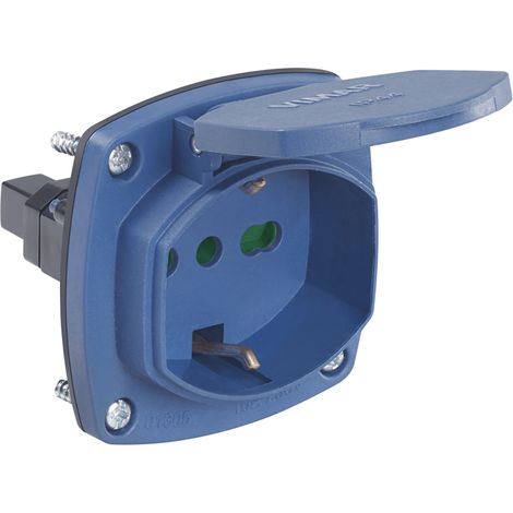 VIMAR - 01305 Presa ricambio 2P+T16A univers.avvol.blu