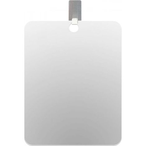 Miroir de courtoisie lumineux portable pour femme, avec crochet adhésif, miroir de maquillage rechargeable, rotation réglable, LED, dimensions 13 x 17 cm, 1 miroir + 1 crochet, idéal pour maquillage e (1/5)