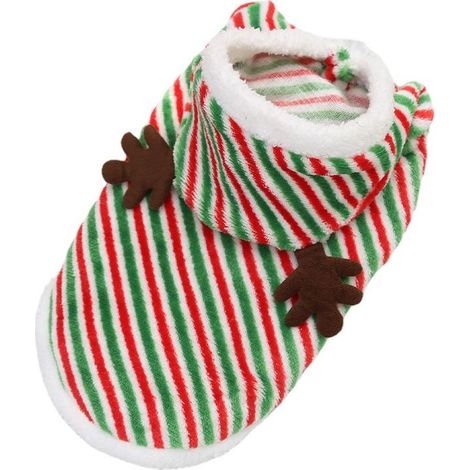 Costume d'élan pour chien et chat - Vêtements rayés - Sweat à capuche - Costume de Noël