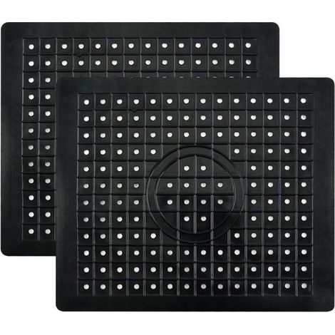 Tapis d'évier en caoutchouc, tapis d'évier noirs, tapis de lavabo en caoutchouc, dessous de verre