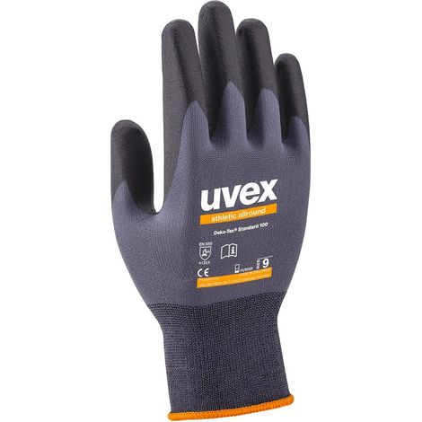 Guanti da lavoro Uvex Athletic Allround 60028 - 6 (xs) - Grigio