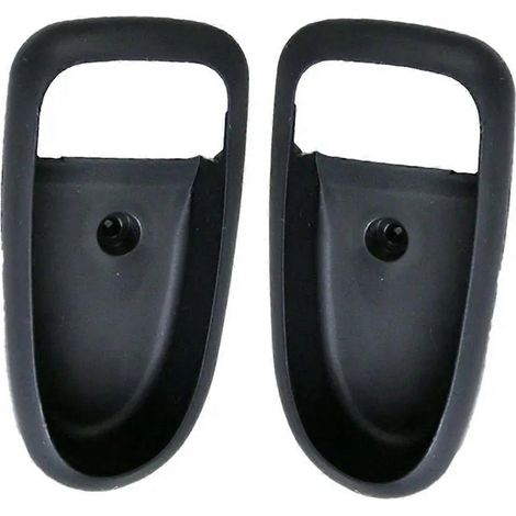Cache-poignée de porte de voiture, garniture, cache-poignée, enjoliveur droit/gauche, noir (1/5)