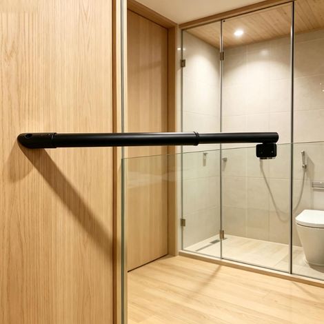 Support de plafond pour barres salle bain, bras stabilisateur (1/5)