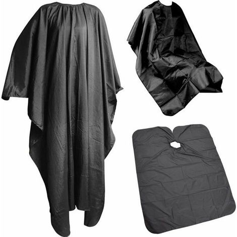 Professionnel Coupe de cheveux Salon de coiffure Coiffure Robe Cape Tablier - unisexe (1/4)