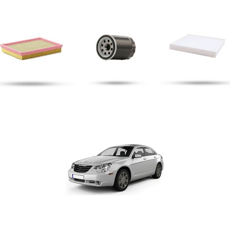 Kit tagliando 3 filtri compatibile con Chrysler Sebring 2.7 149kw dal 2001 (1/5)