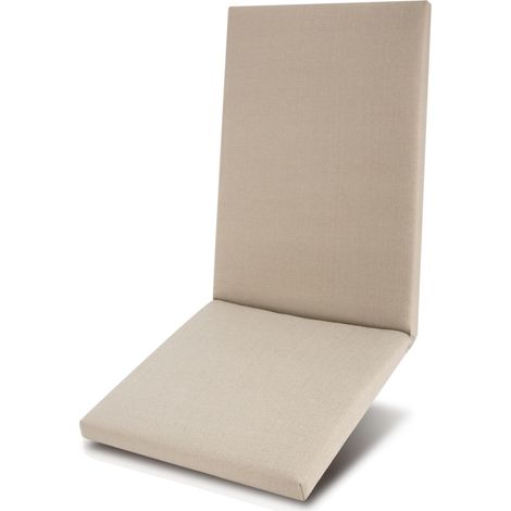 Premium Hochlehner Auflage 100% Wasserdicht QD-HL 120x50cm Beige