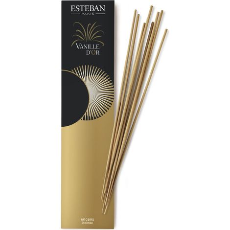 Esteban - Encens indiens 20 bâtonnets Vanille d'or (1/3)
