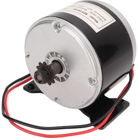 Moteur électrique 24V 280W 2500 tr/min en alliage d'aluminium, pignon 11 dents haute vitesse pour vélo électrique et tricycle (1/5)