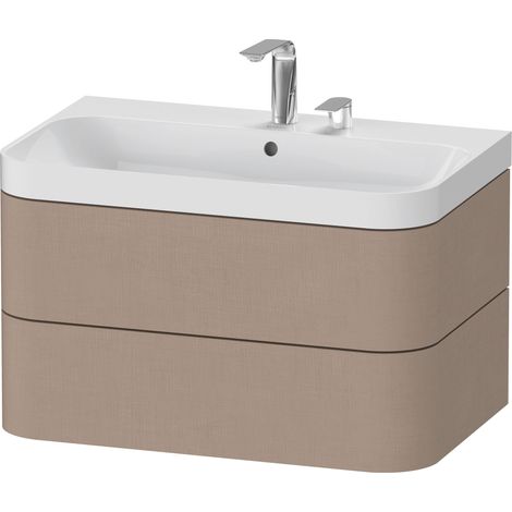 Duravit Happy D.2 Plus c-shaped Set suspendu,775x490mm, 2