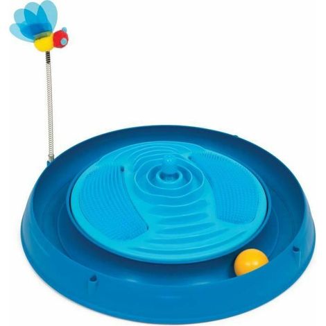Cat-it CATIT Spielkreislauf 3 in 1 blau interaktives Spielzeug