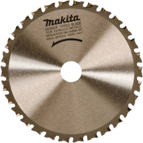 B-07325 Disque de scie circulaire, Specialized T.C.T, 136 x 20 mm, 50 D (1/3)