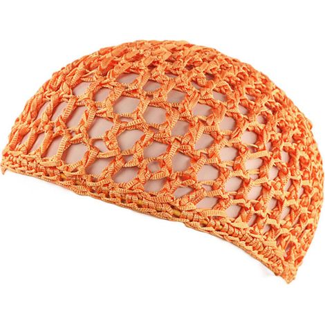 Filet à cheveux en maille, bonnet crocheté, filet à cheveux en résille, cache-cou, ornement pour dormir (1/5)